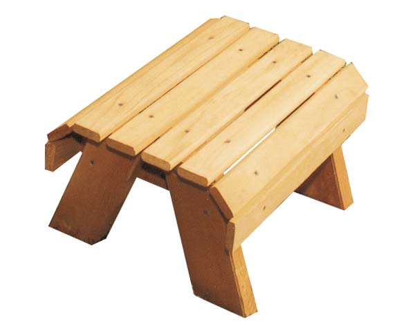 Red Cedar Footrest