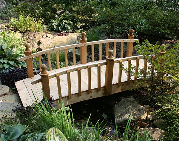 Red Cedar Limerick Picket Rail Bridge