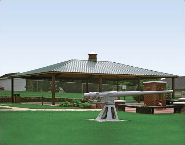 Steel Frame Single Roof Summerset (Rectangle) Pavilions