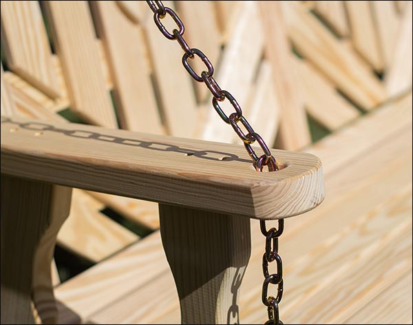 Treated Pine High Crossback Porch Swing