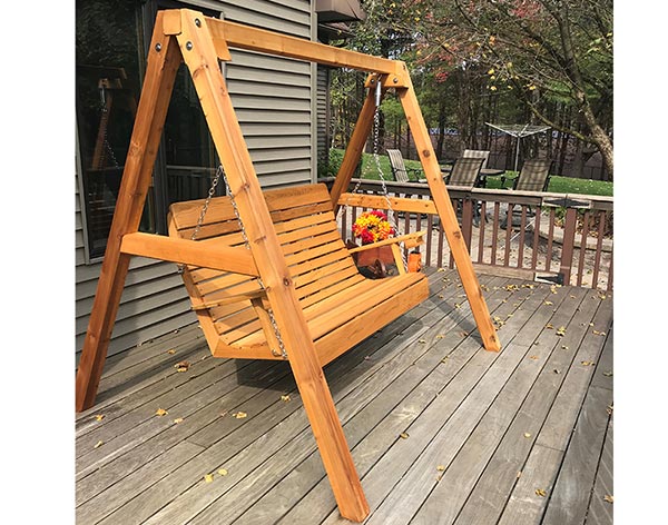 Red Cedar Royal Highback Porch Swing