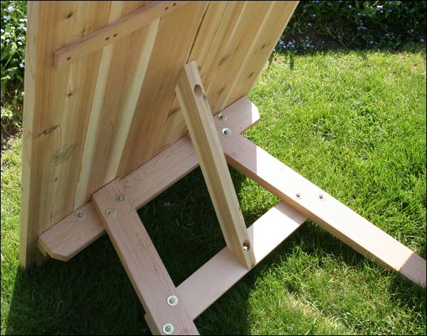 Red Cedar Picnic Table w/Benches