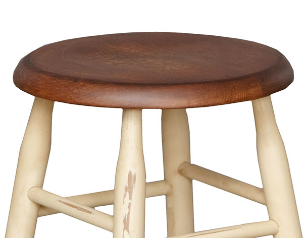 Vintage Round Pub Stool