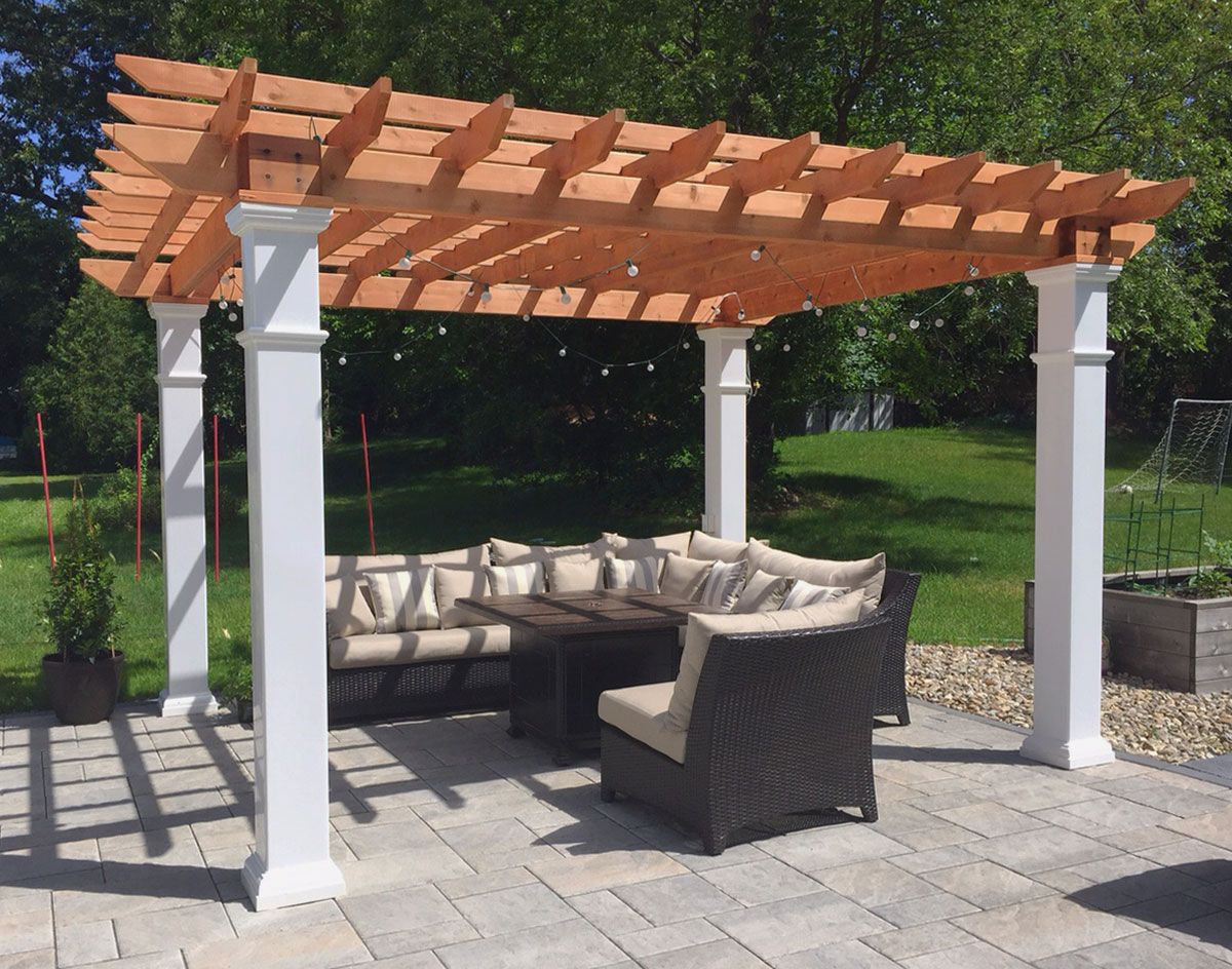 Red Cedar Oasis Free Standing Pergolas | Pergolas by Style ...