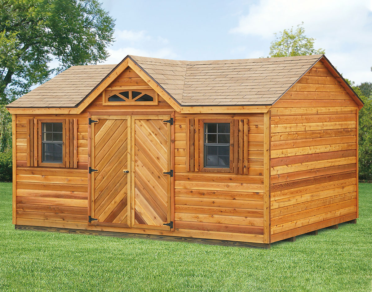 cedar lap siding chalet sheds sheds by siding