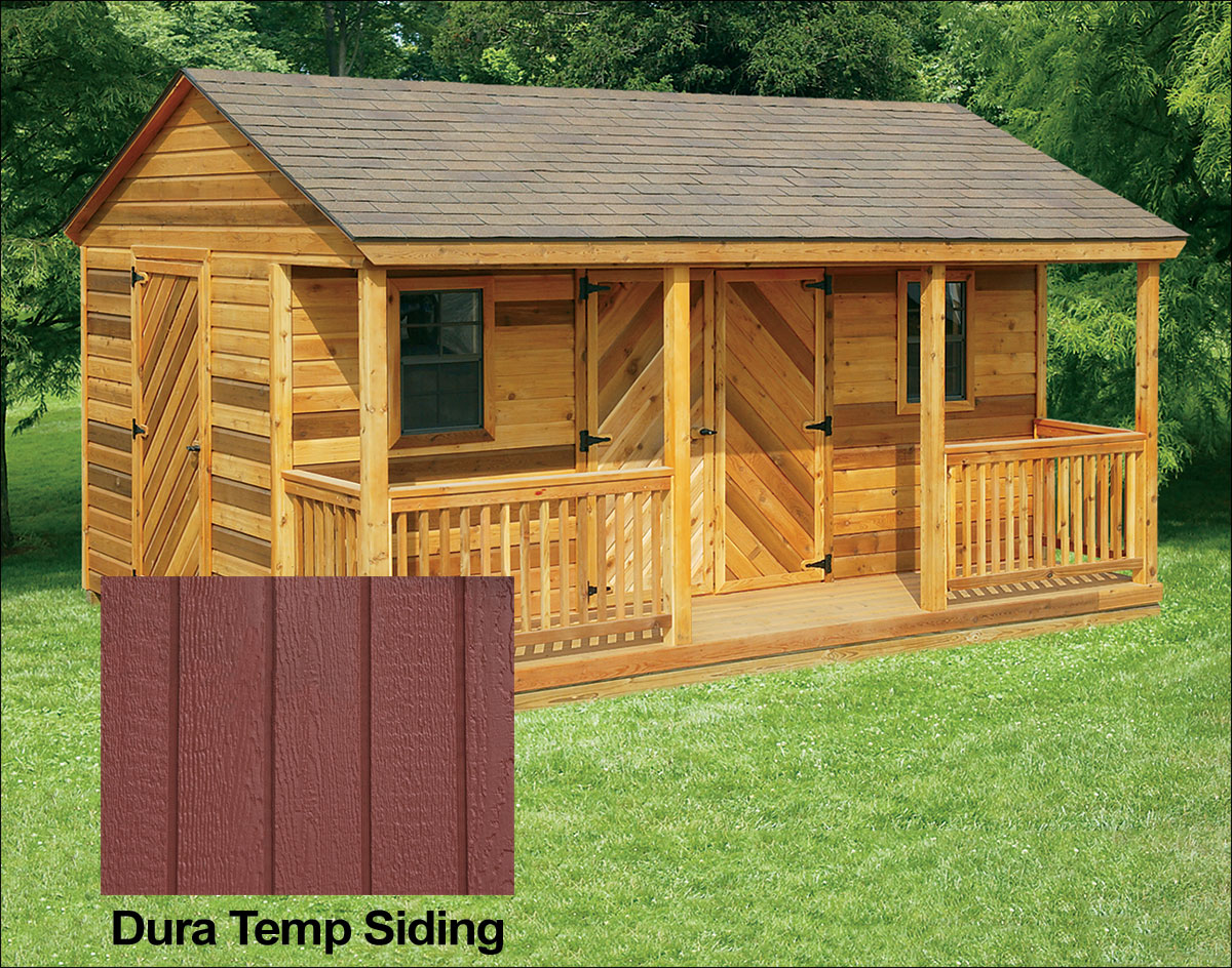 DuraTemp Siding Cabin Sheds Sheds by Siding